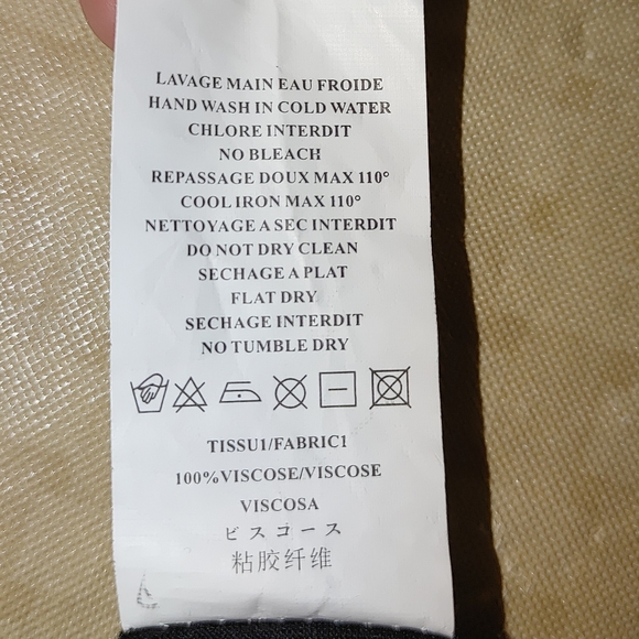 SINEQUANONE PARIS BEADED DRAPE FRONT DRESS 3/US L - Picture 8 of 9